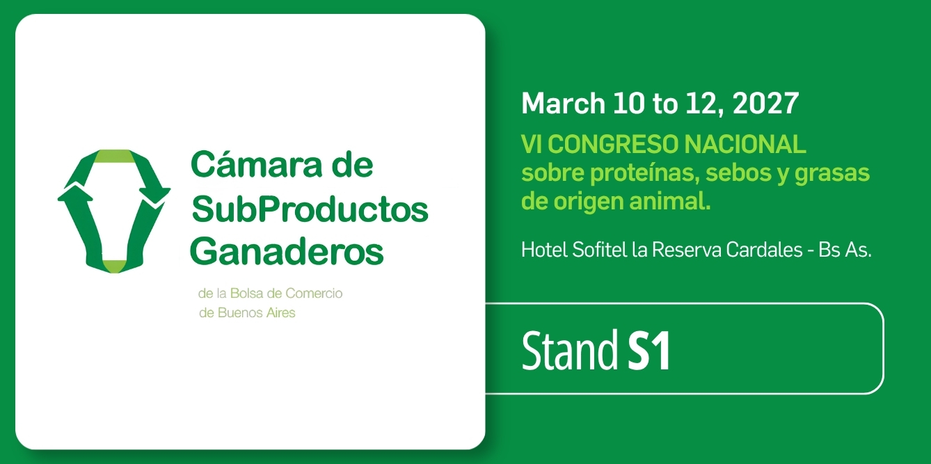 6th National Congress on Animal Proteins, Tallow and Fats